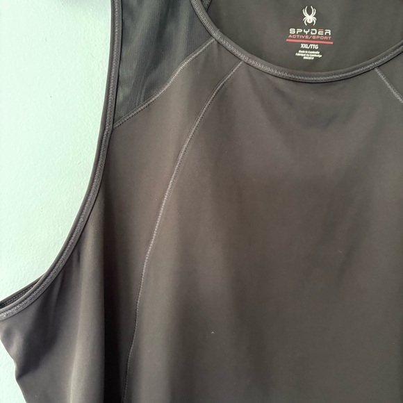 Spyder Sport Mesh Tank Black Men’s XXL - Picture 3 of 6